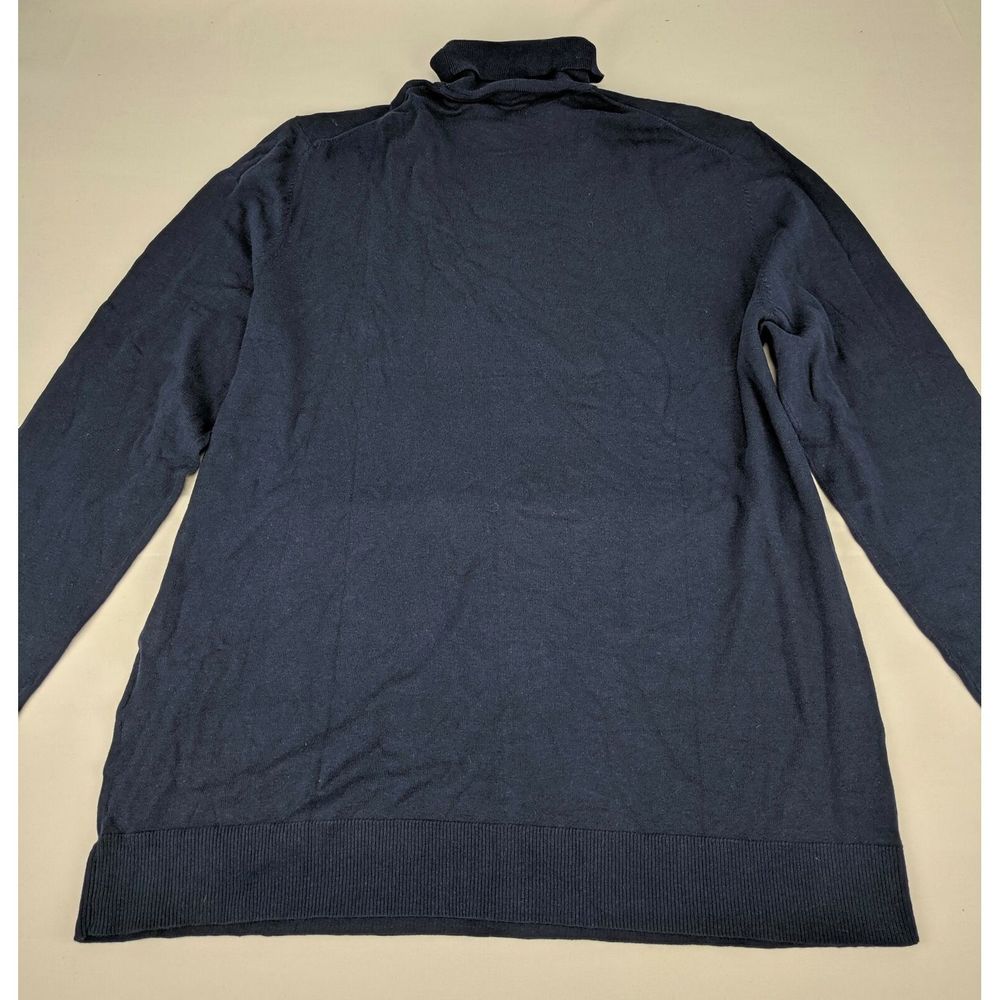 Alfani Sweater sz XL Ink Blue Turtleneck NWT $70 - Picture 4 of 7